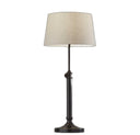 Metal With Tan Empire Shade (Set of 2) - Black