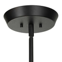 Hoi An - 4 Light Geometric Chandelier - Black