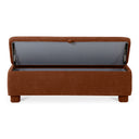 Ichigo - Storage Bench - Orange - Moe's Home Collection - Storage Benches - Elite Enclave Home