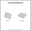 Quebec - King Reversible Bedspread Set - Purple