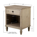 Victoria - Nightstand - Light Natural - Madison Park Signature - Accent Nightstands - Elite Enclave Home
