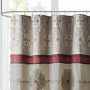 Donovan - Embroidered Shower Curtain - Red - Madison Park - Shower Curtains - Elite Enclave Home