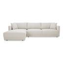 Bryn - Sectional Left - Oyster - Moe's Home Collection - Stationary Sectionals - Elite Enclave Home