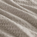 Mina - King/California King Waffle Weave Textured Duvet Cover Set - Neutral - Comfort Spaces - Duvet Covers & Shams - Elite Enclave Home