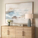 Chasing Blue - Coastal Canvas Art - Blue / Brown / Gray / White - Uttermost - Canvas Art - Elite Enclave Home