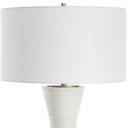 Ridgeline - Matte White Table Lamp - White - Uttermost - Table Lamps- Elite Enclave Home