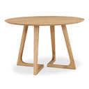 Godenza - Round Dining Table - Light Brown - Moe's Home Collection - Dining Tables - Elite Enclave Home