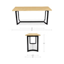 Bent - Counter Table - Oak / Natural - Moe's Home Collection - Counter Tables - Elite Enclave Home