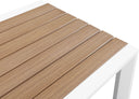 Nizuc - Outdoor Patio Square Bar Table - Meridian Furniture - Bar Tables- Elite Enclave Home