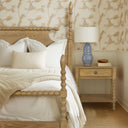 Beckett - Turned Spindle Nightstand With Drawer & Shelf - Natural - Madison Park Signature - Accent Nightstands - Elite Enclave Home