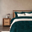 Bari - Velvet Quilt Collection - Classic Home - Quilts & Shams- Elite Enclave Home