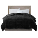 Coleman - Twin Reversible HeiQ Smart Temperature Down Alternative Blanket - Black