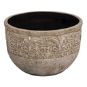 Regalia - Indoor-Outdoor Stone Planter - Brown