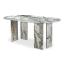 Celia - Oval Dining Table - Gray / Green - Moe's Home Collection - Dining Tables - Elite Enclave Home
