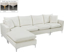 Naomi - Reversible Sectional - Meridian Furniture - Stationary Sectionals - Elite Enclave Home