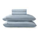 Cooling - Split King Stretch Jersey Sheet Set - Blue - Harbor House - Sheets & Pillowcases - Elite Enclave Home