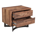 Bent - Nightstand - Natural Stain - Moe's Home Collection - Accent Nightstands - Elite Enclave Home