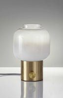 Mod Pod Glass Table Lamp - Brass