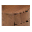 Theo - Two Drawer Nightstand - Brown - Moe's Home Collection - Accent Nightstands - Elite Enclave Home