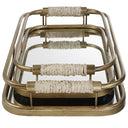 Rosea - Trays (Set of 2) - Brushed Gold