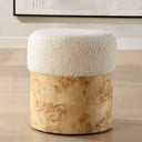 Swirls - Ottoman - Poplar Ivory