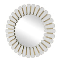 Miran - Glass Round Mirror - White