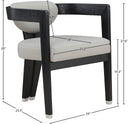 Carlyle - Dining Chair - Meridian Furniture - Arm Chairs - Elite Enclave Home