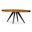 Parq - Oval Dining Table - Brown - Moe's Home Collection - Dining Tables - Elite Enclave Home