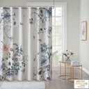 Cassandra - Printed Shower Curtain - Blue - Madison Park - Shower Curtains - Elite Enclave Home