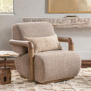 Welson - Swivel Accent Chair - Warm Mocha - Classic Home - Swivel Chairs - Elite Enclave Home