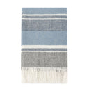Lima - Throw - Capri Blue / Dark Gray - Classic Home - Throws - Elite Enclave Home