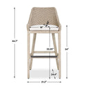 Paloma - Outdoor Wicker Bar Stool