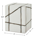 Rocklyn - Garden Stool - Bronze / White