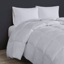 Heavy Warmth - Goose Feather and Down Oversize Comforter - Light Gray