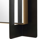 Cunene - Industrial Wall Mirror - Black - Uttermost - Wall Mirrors- Elite Enclave Home