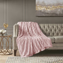 Zuri - Oversized Throw - Blush - Madison Park - Throws - Elite Enclave Home