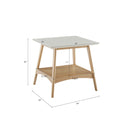 Parker - End Table - Off - White / Natural - Madison Park - End Tables - Elite Enclave Home