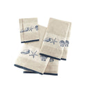 Bayside - 6 Piece Jacquard Towel Set - Blue - Madison Park - Towel Sets - Elite Enclave Home
