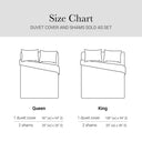 Linen Blend - Full/Queen Duvet Cover Set - White/Gray - Harbor House - Duvet Covers & Shams - Elite Enclave Home
