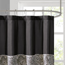Aubrey - Shower Curtain - Black - Madison Park - Shower Curtains - Elite Enclave Home