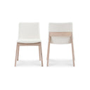Deco - Oak Dining Chair (Set of 2) - Cream White - Moe's Home Collection - Chair Sets - Elite Enclave Home