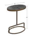 Jessenia - Marble Accent Table - Uttermost - Accent Tables - Elite Enclave Home