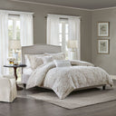 Suzanna - Oblong Pillow - White - Harbor House Blue - Throw Pillows - Elite Enclave Home