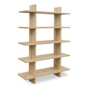 Casey - Large Standard Bookcase - Light Brown - Moe's Home Collection - Standard Bookcases - Elite Enclave Home