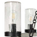 Edgecomb - 6 Light Indoor-Outdoor Chandelier - Black / Gray