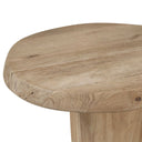 Tiernan - Reclaimed Oak Round Side Table - Woodtone