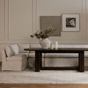 Fable - Slipcover Dining Banquette L - Shape - Beige - Moe's Home Collection - Stationary Sectionals - Elite Enclave Home