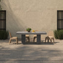 Antonius - Outdoor Dining Table - Cement - Moe's Home Collection - Dining Tables - Elite Enclave Home