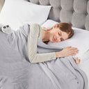 Heated Blanket - Light Gray