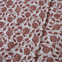 Oversized Flannel - 4 Piece Full Sheet Set - Rust Floral